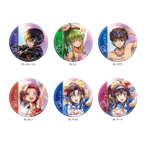 『コードギアス 反逆のルルーシュ ロストストーリーズ』クリアソフトキーホルダー /01 全6種【BOX】